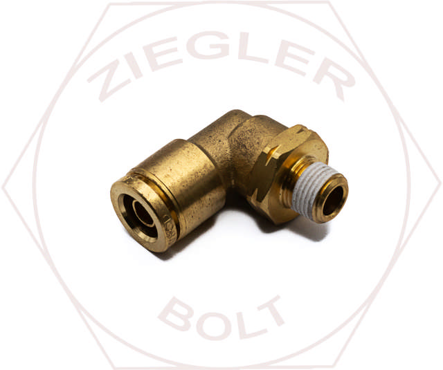 1/4T X 1/8 PUSH-IN 90° MALE ELBOW BRASS