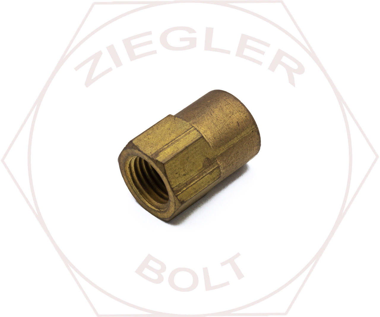 3/16T X 1/8P INVERTED FLARE FEMALE CONNECTOR BRASS