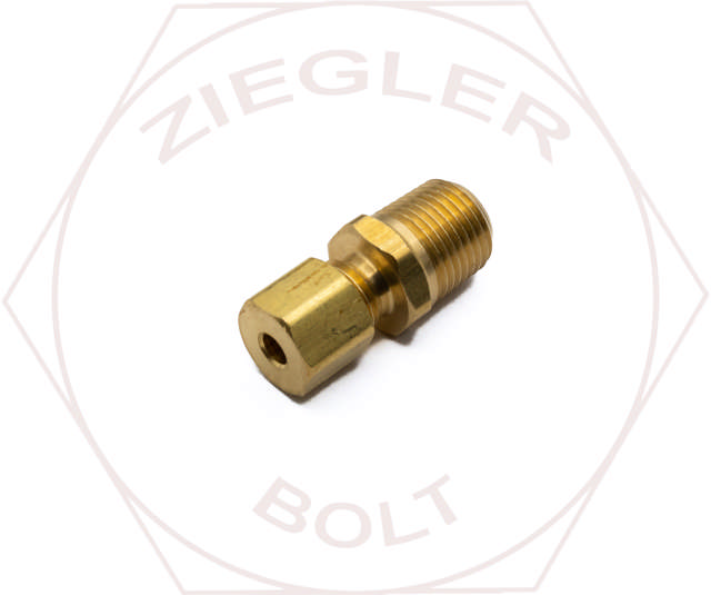 1/8 X 1/8 TRUCK TRANSMISSION MALE CONNECTOR BRASS