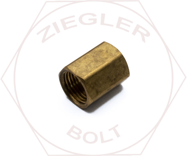 1/4 TUBE INVERTED FLARE UNIONS BRASS