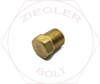 1/8 NPT PIPE SLOTTED PLUG BRASS