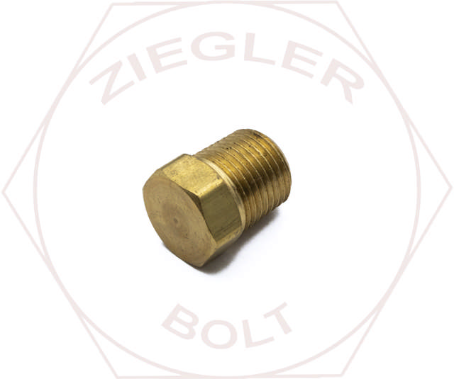1/8 NPT PIPE SLOTTED PLUG BRASS