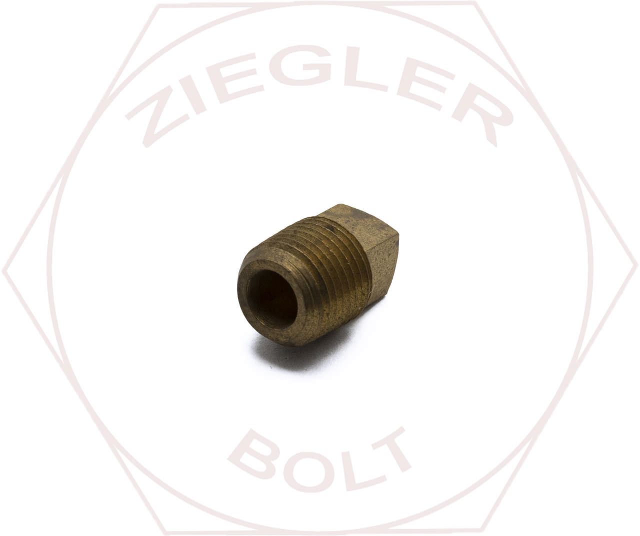 1/8 SQUARE HEAD PIPE PLUG BRASS