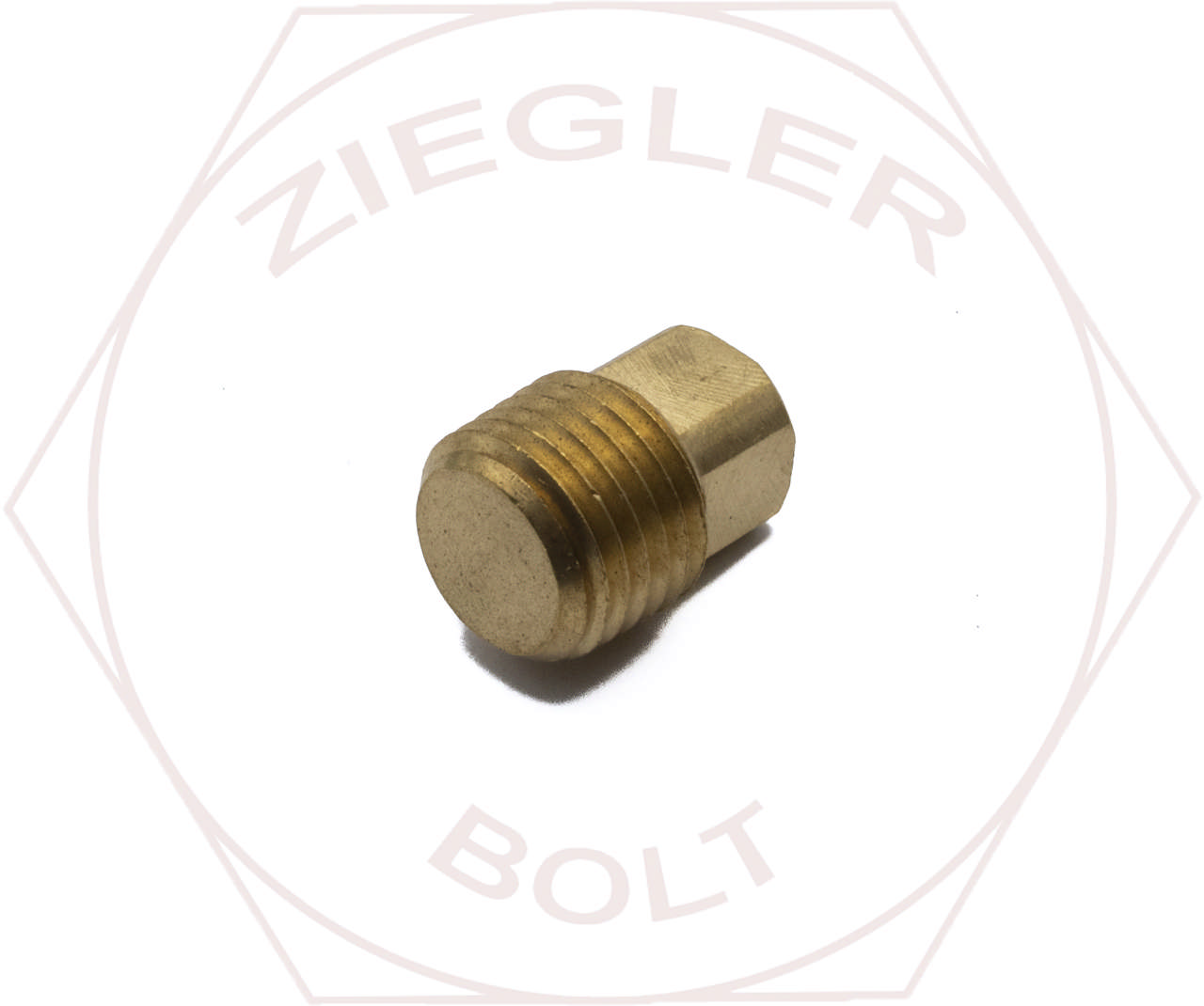 1/4 SQUARE HEAD PIPE PLUG BRASS
