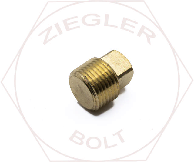 3/8 SQUARE HEAD PIPE PLUG BRASS