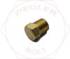 1/8 HEX HEAD PIPE PLUG BRASS
