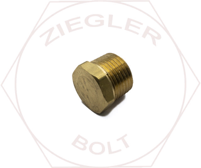 1/2 HEX HEAD PIPE PLUG BRASS