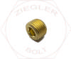 3/8 COUNTERSUNK SOCKET PIPE PLUG BRASS