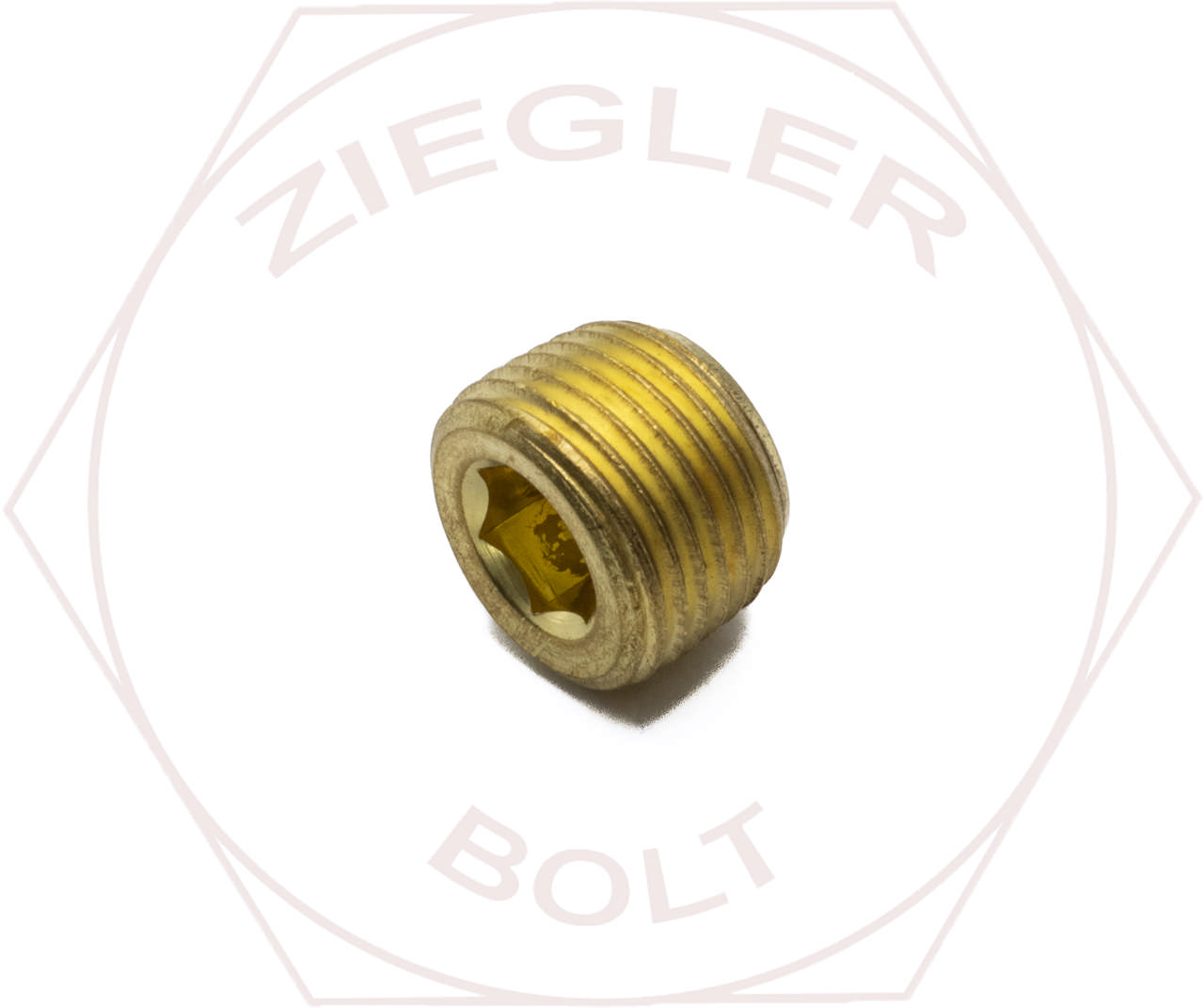 3/8 COUNTERSUNK SOCKET PIPE PLUG BRASS