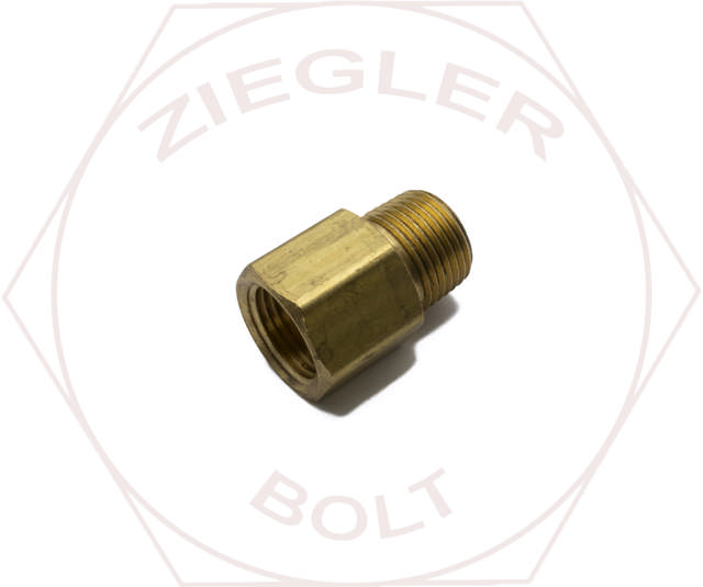 3/8F X 3/8M PIPE ADAPTER BRASS