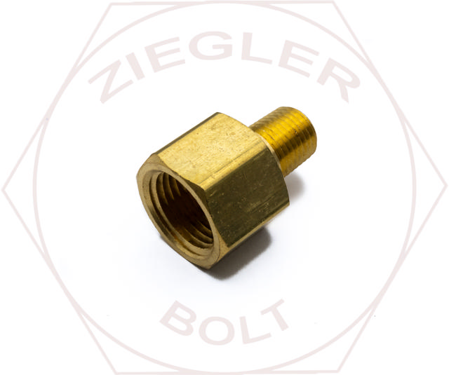1/2 F X 1/4 M PIPE ADAPTER BRASS