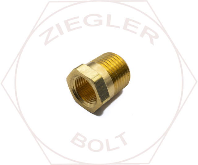 1/2F X 3/8M PIPE ADAPTER BRASS