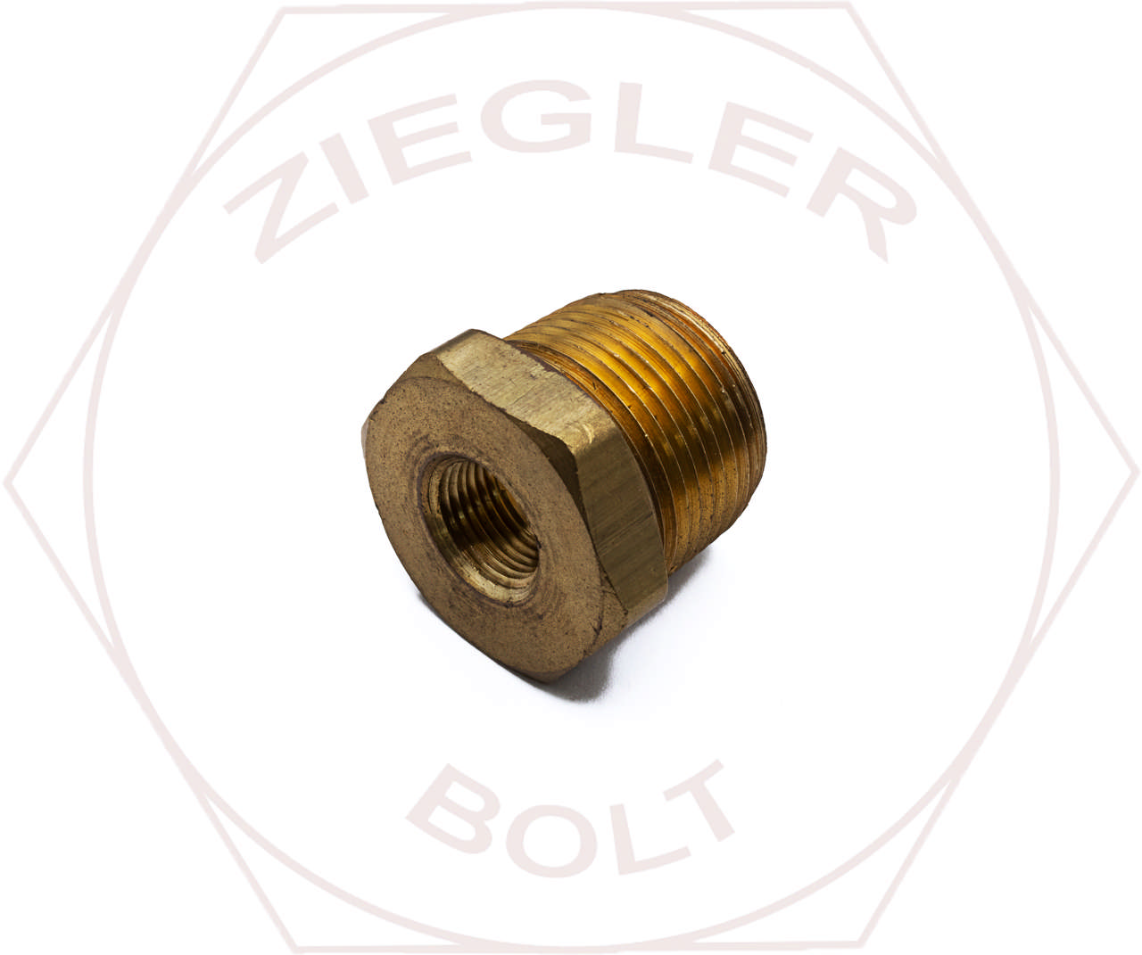 1 M X 3/8 F HEX PIPE REDUCER BUSHINGS BRASS