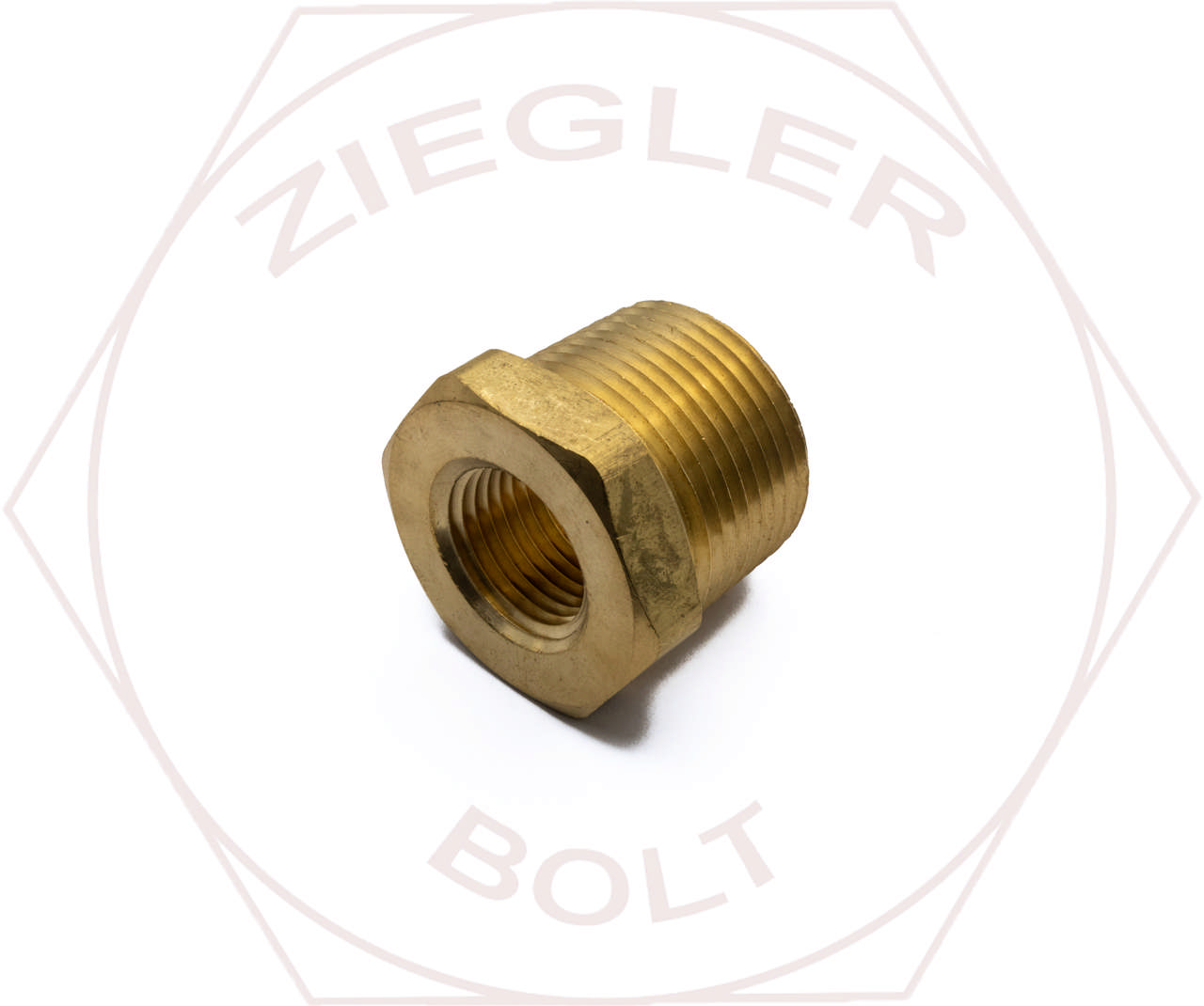 1 M X 1/2 F HEX PIPE REDUCER BUSHINGS BRASS