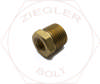 3/8M X 1/8F HEX PIPE REDUCER BUSHING BRASS