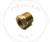 3/8M X 1/4F HEX PIPE REDUCER BUSHING BRASS
