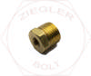 1/2M X 1/8F HEX PIPE REDUCER BUSHING BRASS