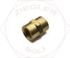 3/8 NPT PIPE COUPLING BRASS
