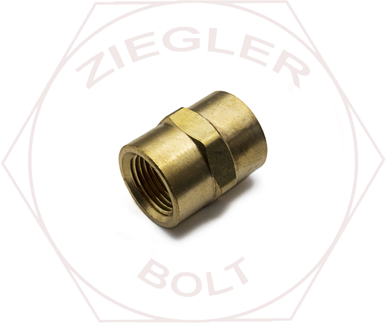 3/8 NPT PIPE COUPLING BRASS