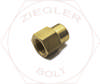 3/8NPT X 1/4NPT PIPE REDUCING COUPLING BRASS