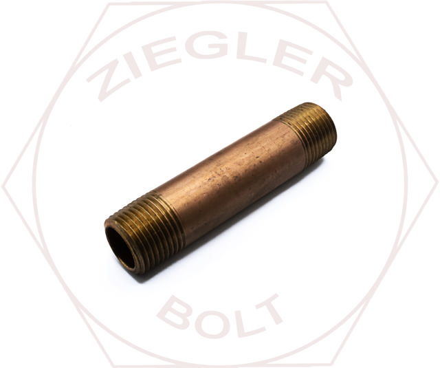 1/2 X 3-1/2 PIPE NIPPLES BRASS