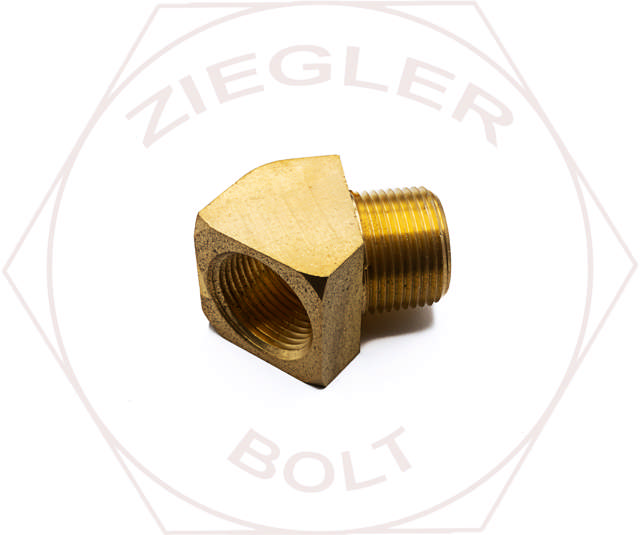 3/4 NPT 45° STREET ELBOW BRASS