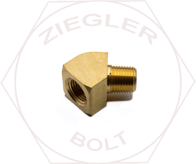 1/8 NPT 45° STREET ELBOW BRASS