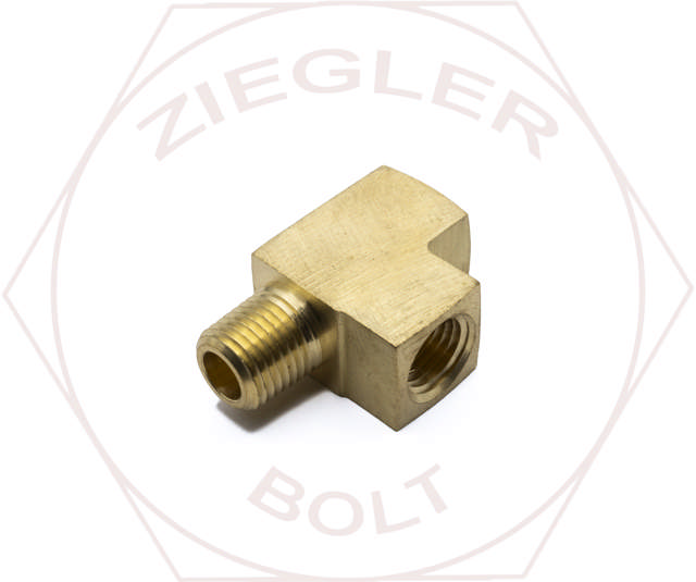 1/4 NPT STREET TEES BRASS