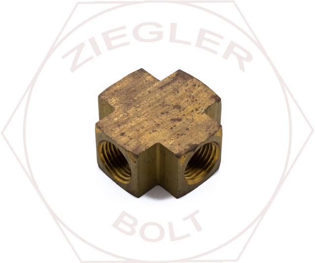 1/8 NPT CROSS BRASS