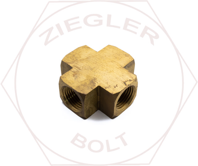 1/2 NPT CROSS BRASS