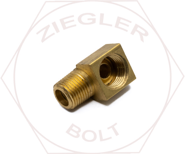 1/4T X 1/8P INVERTED FLARE MALE ELBOW BRASS