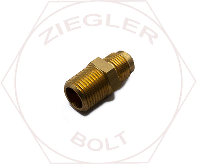 5/8T X 1/2 45° FLARE MALE CONNECTOR BRASS