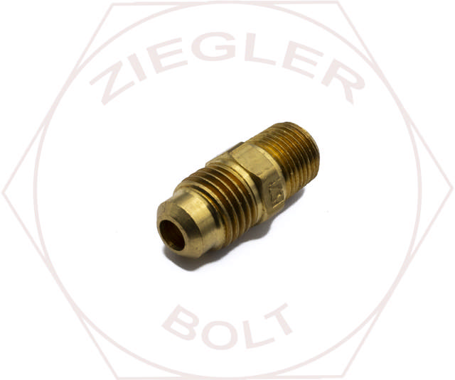 1/4T X 1/8 45° FLARE MALE CONNECTOR BRASS