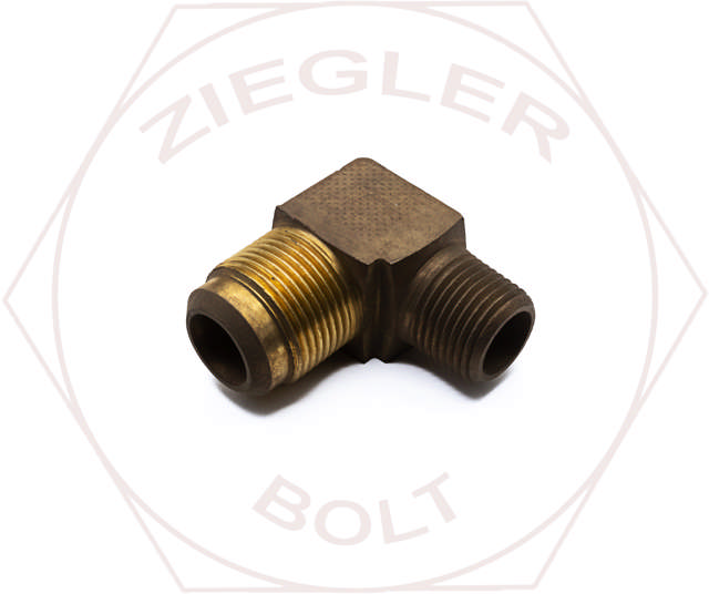 3/4T X 1/2 45° FLARE 90° MALE ELBOW BRASS