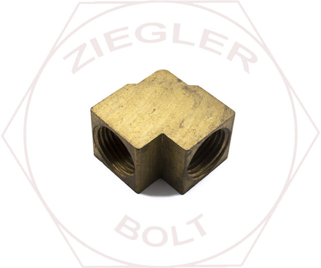 3/8 NPT INVERTED FLARE UNION ELBOW BRASS