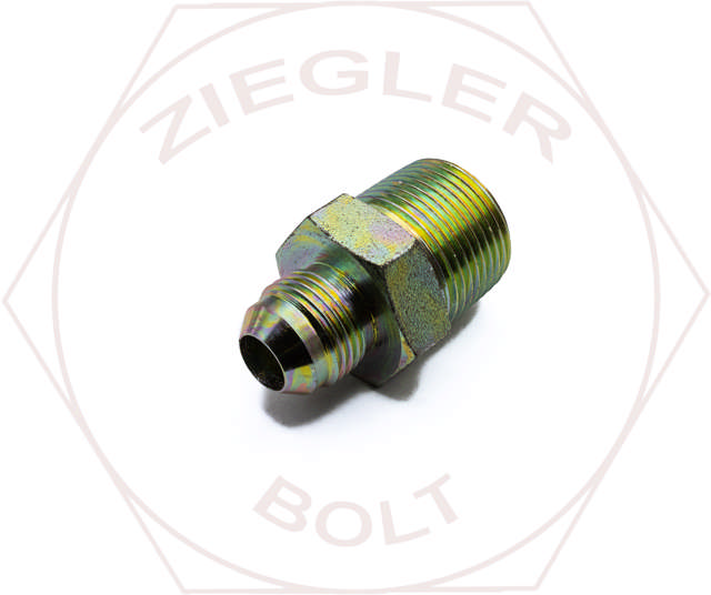 1/2 X 3/4 STEEL 37° JIC FLARE MALE CONNECTOR