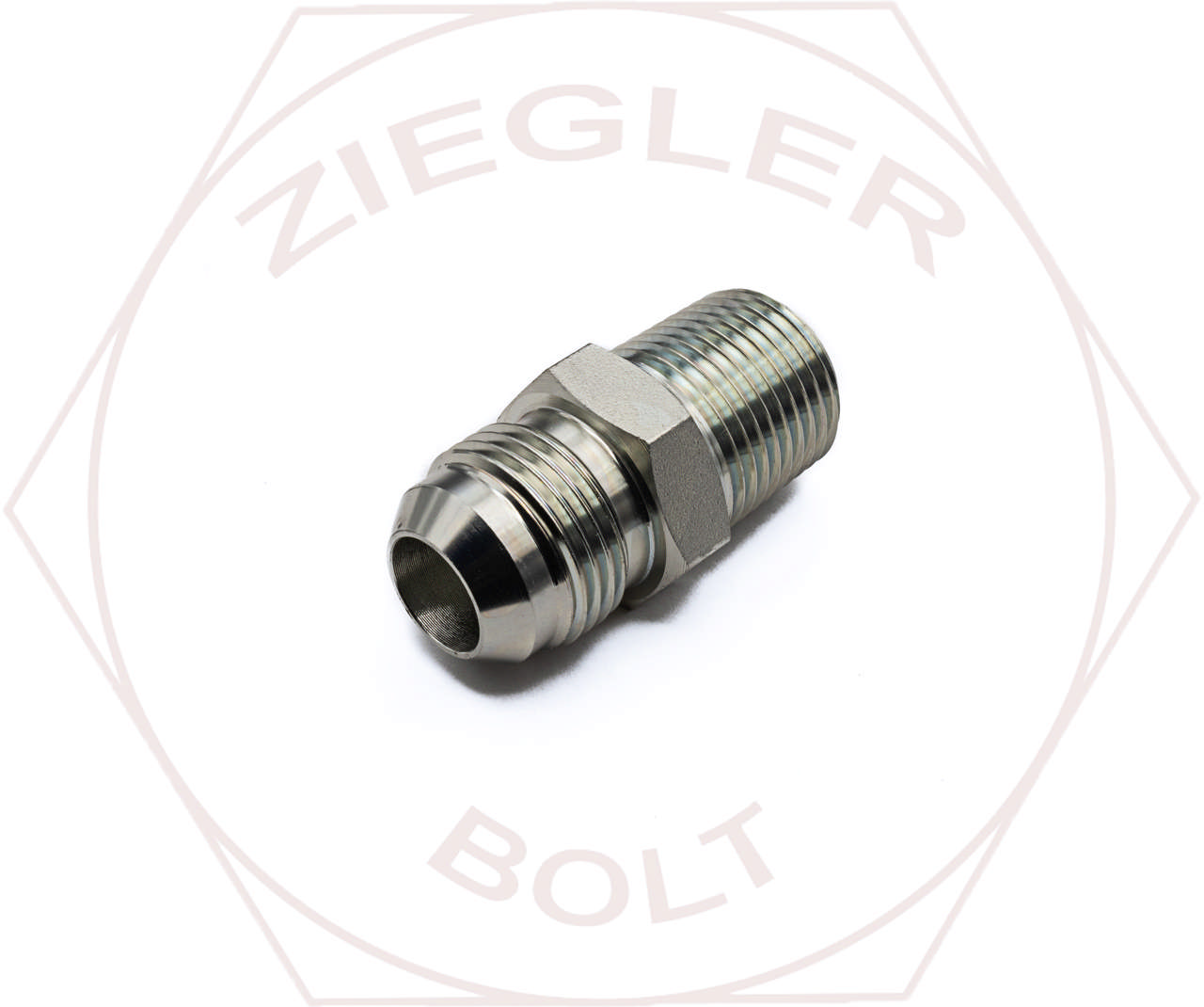 5/8T X 1/2P STEEL 37° JIC FLARE MALE CONNECTOR