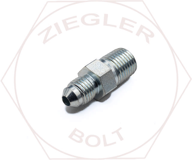 1/4T X 1/4P STEEL 37° JIC FLARE MALE CONNECTOR
