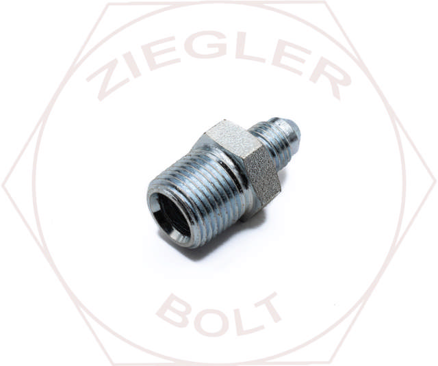 1/4T X 3/8P STEEL 37° JIC FLARE MALE CONNECTOR