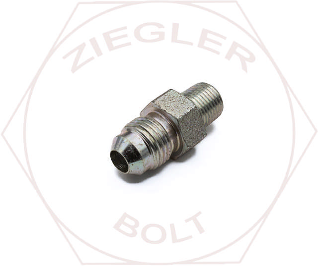 5/16 X 1/8 STEEL 37° JIC FLARE MALE CONNECTOR