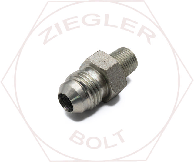 3/8T X 1/8P STEEL 37° JIC FLARE MALE CONNECTOR
