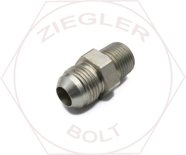 1/2T X 3/8P STEEL 37° JIC FLARE MALE CONNECTOR