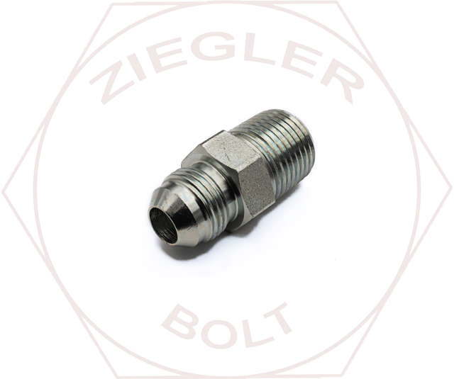 1/2T X 1/2P STEEL 37° JIC FLARE MALE CONNECTOR
