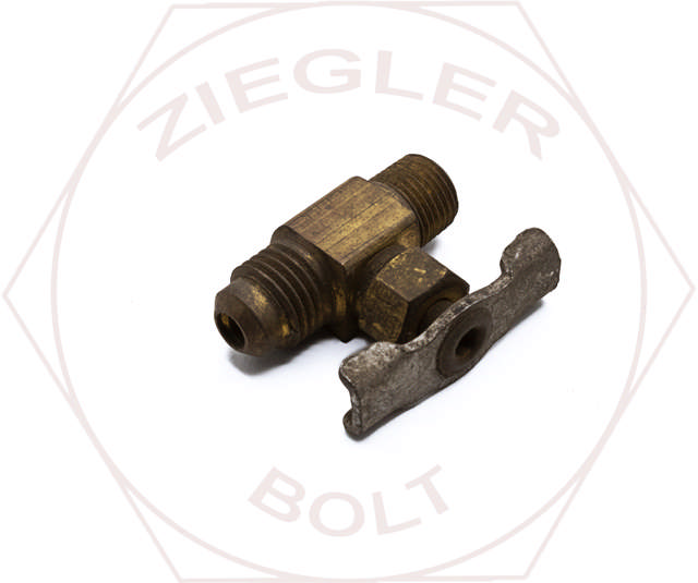 1/4X1/8 SAE STRAIGHTWAY SHUTOFF VALVE BRASS(ST HAN