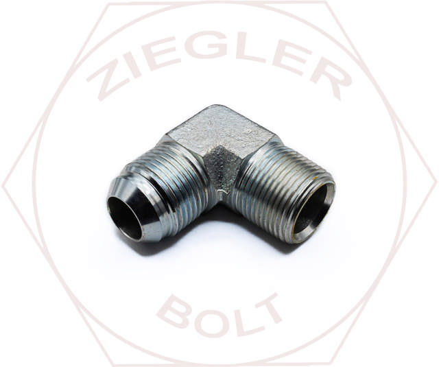 3/4 X 3/4 90° MALE ELBOW STEEL 37° JIC FLARE