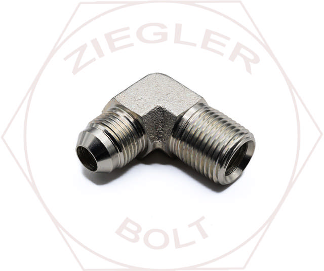 1/2 X 1/2 90° STEEL MALE ELBOW 37° JIC FLARE