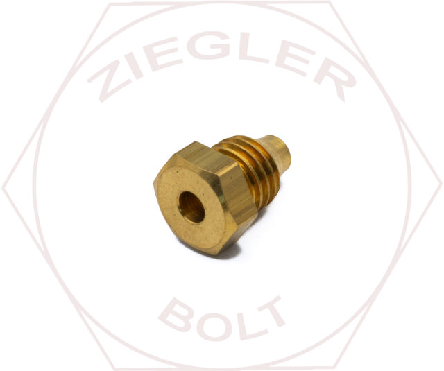 1/8 THREADED SLEEVE NUT BRASS