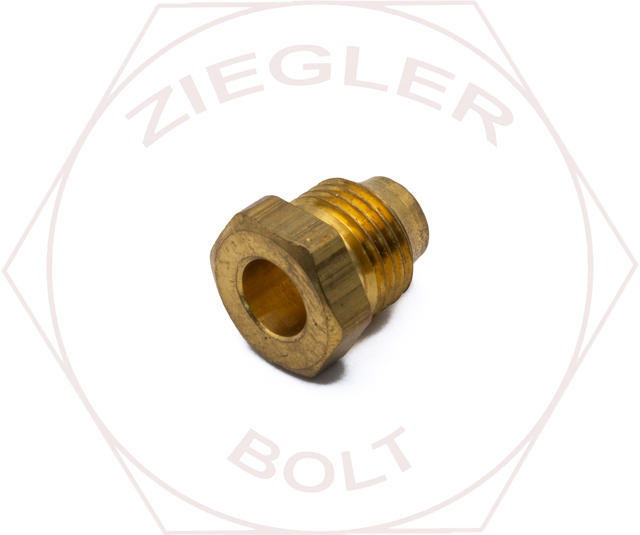1/4 THREADED SLEEVE NUT BRASS