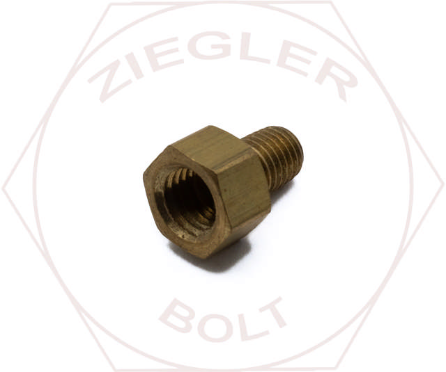 1/8T X 1/8P THREADED SLEEVE MALE CONNECTOR BRASS
