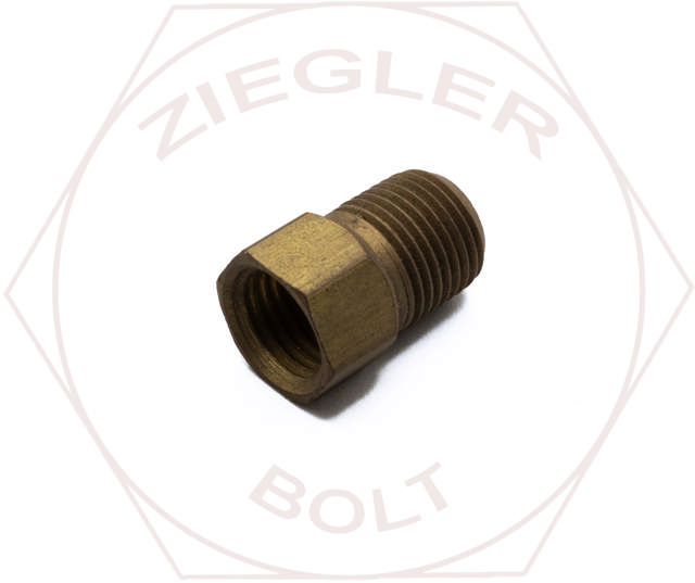3/16T X 1/8P THREADED SLEEVE MALE CONNECTOR BRASS